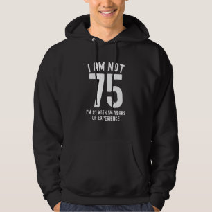 Veste À Capuche 75e anniversaire Hommes Femmes Vintage 75 ans