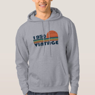 Veste À Capuche 75e anniversaire vintage personnalisé