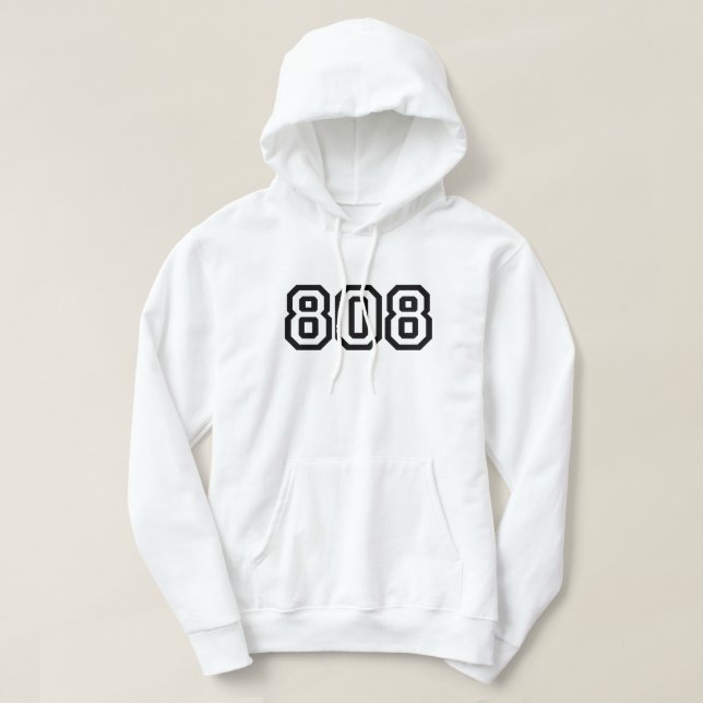 VESTE À CAPUCHE 808 (Design devant)