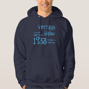 Veste À Capuche 80e cadeau d'anniversaire 1933 Nom Vintage de la r