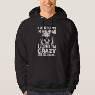 Veste À Capuche 9 voix sur 10 dans ma tête me disent que je suis f