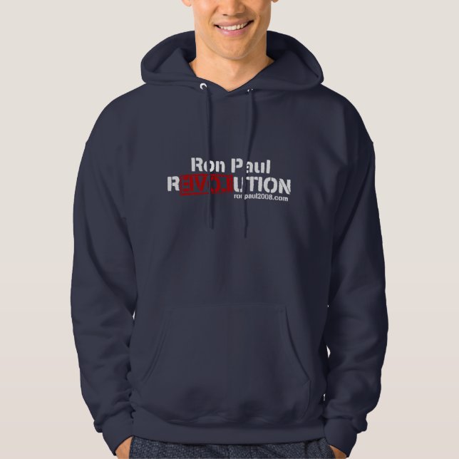 Veste À Capuche À capuchon adapté par révolution de Ron Paul (Devant)