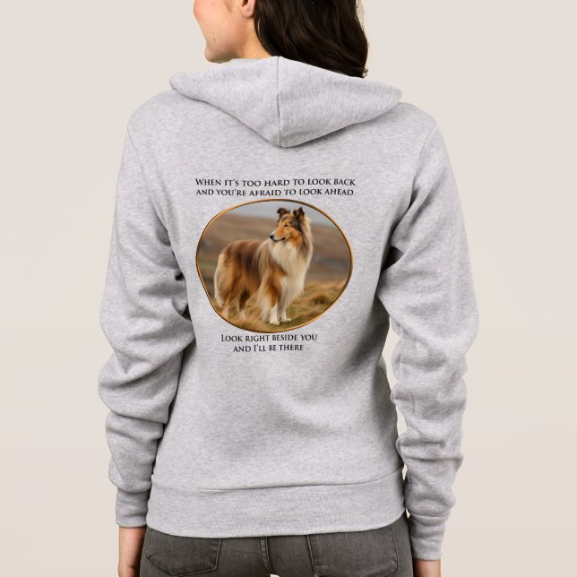 Veste À Capuche À Côté De Vous Collie (Dos)