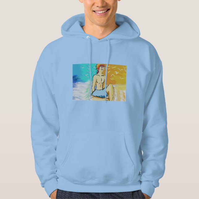 Veste À Capuche À la plage (Devant)