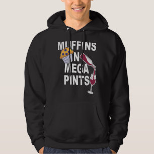 Veste À Capuche À La Recherche D'Une Méga Pint De Vin Sarcastique 