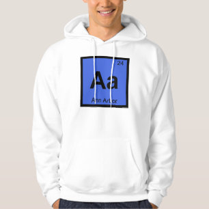 Veste À Capuche Aa - Ann Arbor Michigan Chimie Tableau Périodique