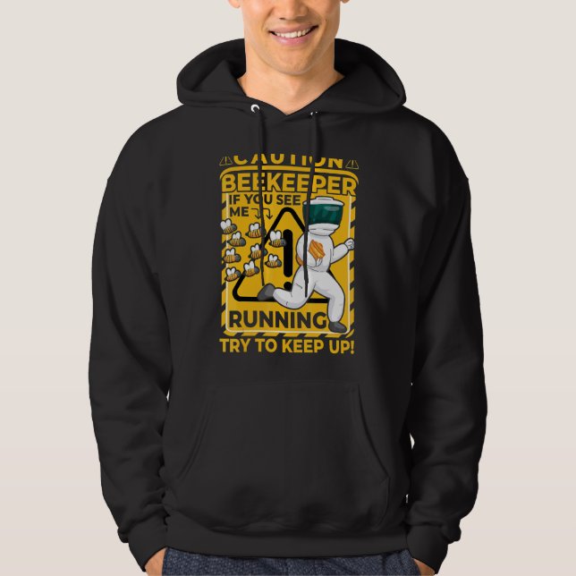 Veste À Capuche Abeilles apicultrice dire 6 (Devant)