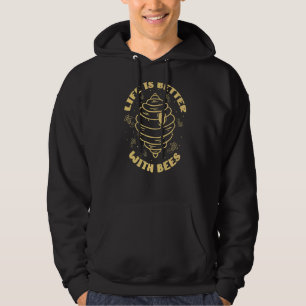 Veste À Capuche Abeilles de miel Abeille d'apiculture Insectes Abe