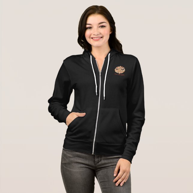 Veste À Capuche Abondance d'automne (Devant entier)