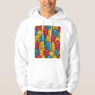 Veste À Capuche Abstrait urbain : motif urbain vintage