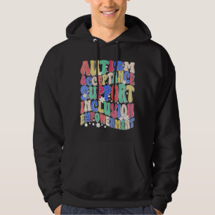 Veste À Capuche acceptation de l'autisme inclusion soutien autonom