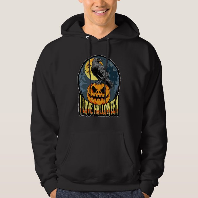 Veste À Capuche Accessoires Halloween Masque Halloween Trick Ou Tr (Devant)