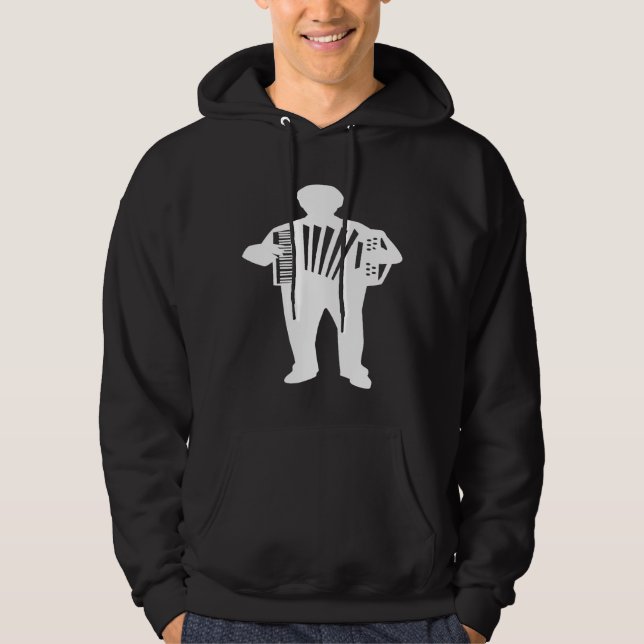 Veste À Capuche Accordéon Joueur T (Devant)