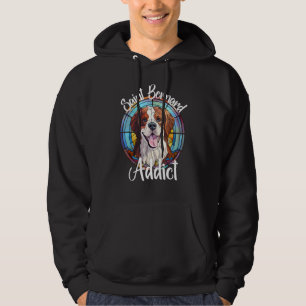 Veste À Capuche Accro de Saint Bernard Maman Chien Chiots Animaux