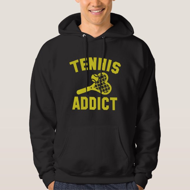 Veste À Capuche Accro du Tennis (Devant)