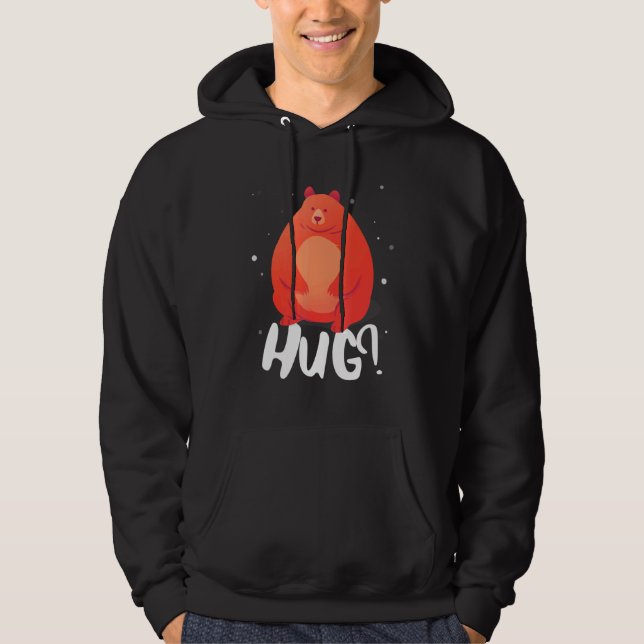 Veste À Capuche Accrocher l'ours mignon (Devant)