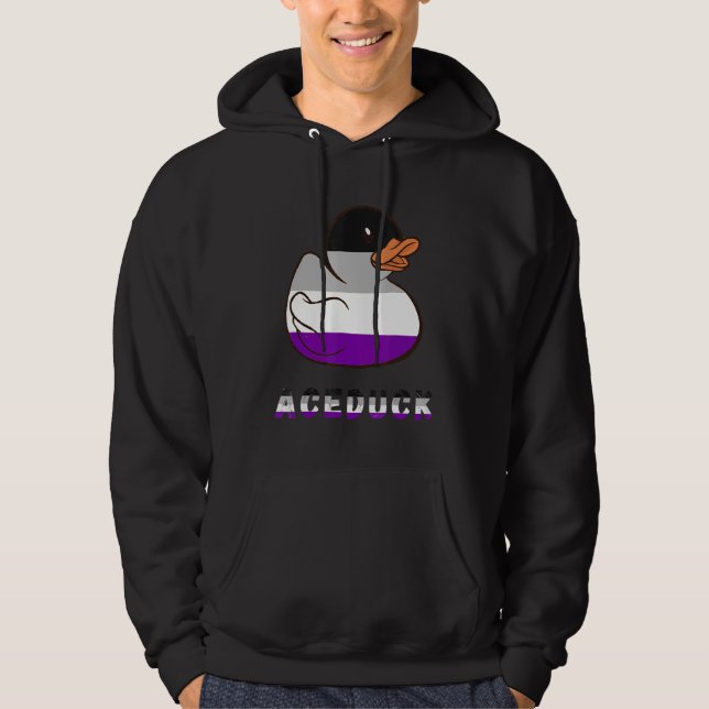 Veste À Capuche Ace Caoutchouc Asexuality Pride Caoutchouc A (Devant)