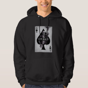Veste À Capuche Ace de Spades Dope Dealer - Drôle Vinatge Old Scho