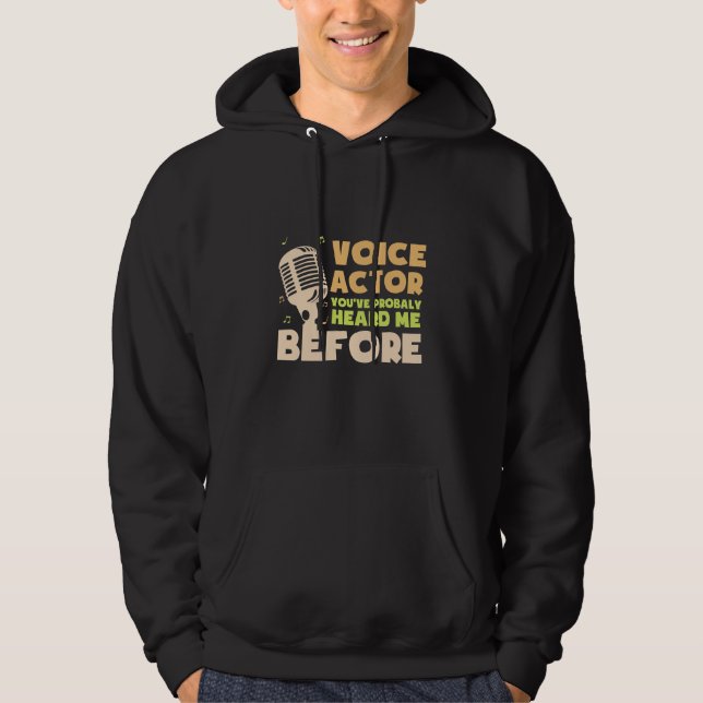 Veste À Capuche Acteur vocal (Devant)