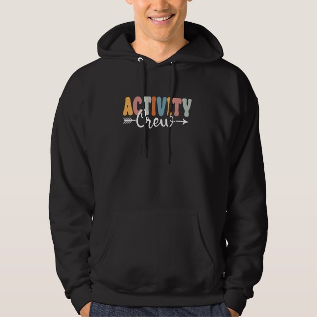 Veste À Capuche Activité Équipe Adjointe Retour À L'École Enseigna (Devant)