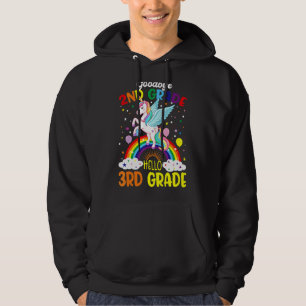 Veste À Capuche Adieu 2e année Bonjour 3e année Unicorn Girls 20