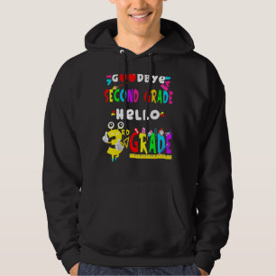Veste À Capuche Adieu Deuxième Année Bonjour 3e Année Retour À Sch