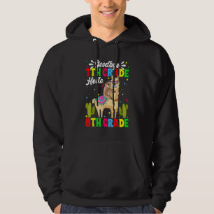 Veste À Capuche Adieu Septième Année Bonjour 8e Année Llama Sloth
