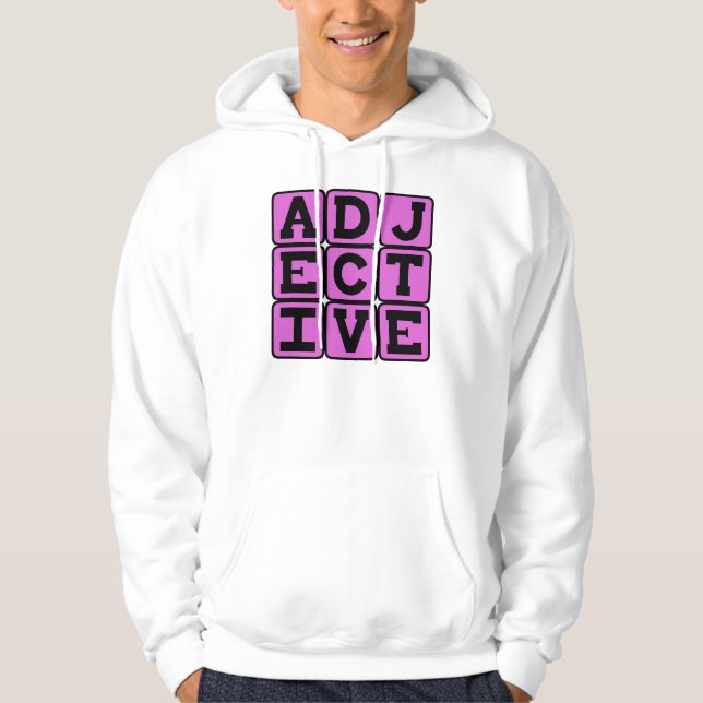 Veste À Capuche Adjectif, Catégorie grammaticale (Devant)