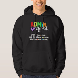 Veste À Capuche Admin School Assistant Équipe principale Équipe Ad