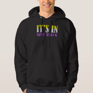 Veste À Capuche Adn Troisième Sexe Lgbt Queer Drapeau Non binaire 