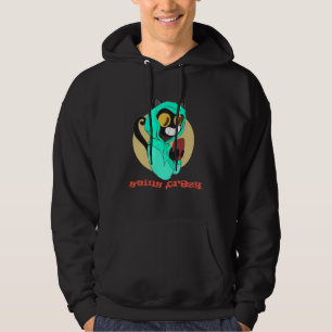 Veste À Capuche Ado design devenir fou noir hommes
