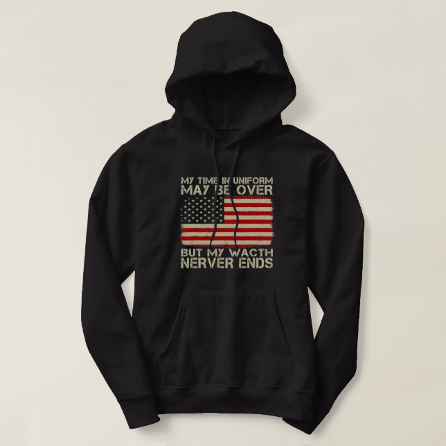 Veste À Capuche Adolescent vétéran de l'armée, tee de la fête des  (Design devant)