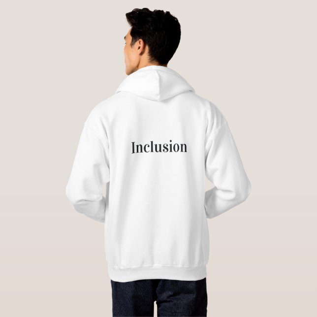 Veste À Capuche Adopter la diversité (Dos entier)