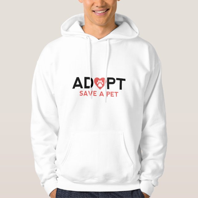 Veste À Capuche Adoptez Save A Pet (Devant)