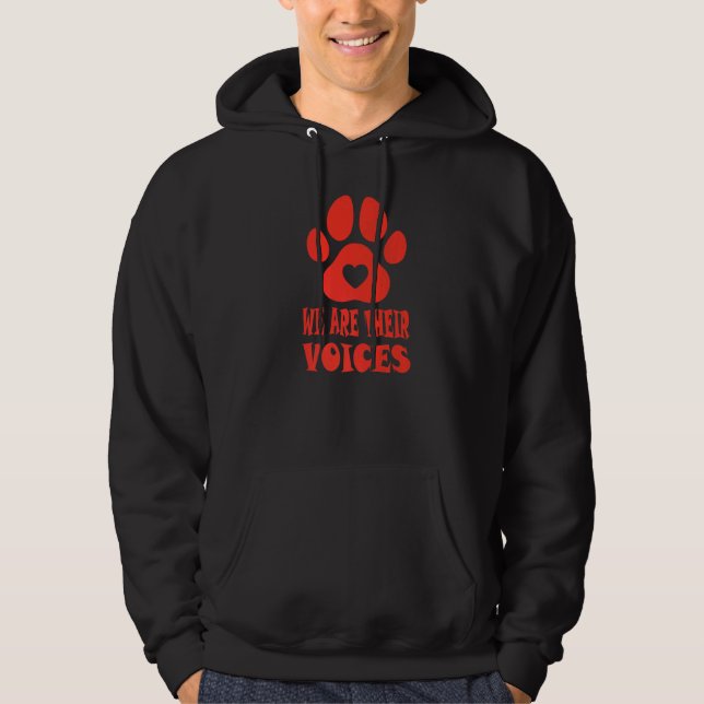 Veste À Capuche Adoption du bien-être des animaux 15 (Devant)