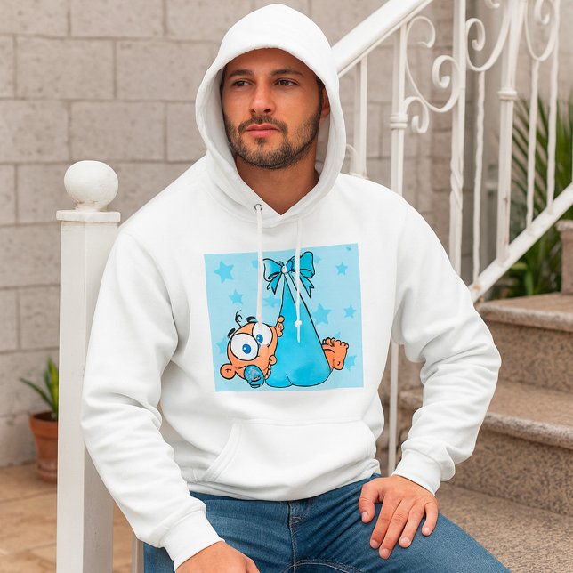 Veste À Capuche Adorable Baby Boy avec Pacifier dans une fronde (Créateur téléchargé)