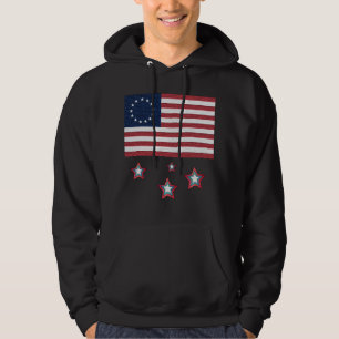 Veste À Capuche ADOREZ-LE OU LAISSEZ-LE Drapeau américain Betsy R