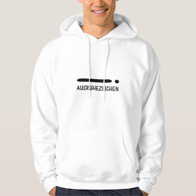 Veste À Capuche Afficher le repère d'exclamation de ligne (Devant)