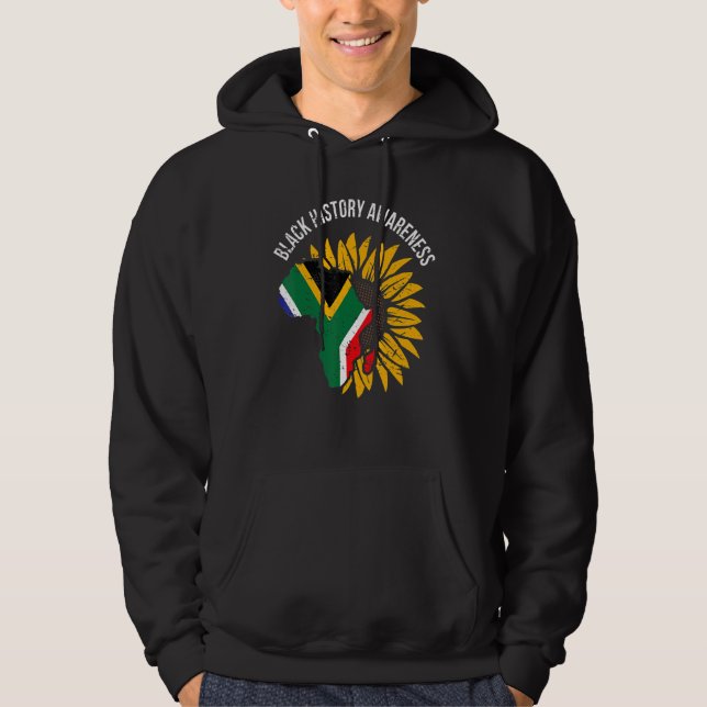 Veste À Capuche African Flag Flower Cool Black History Awareness M (Devant)