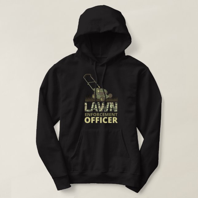 Veste À Capuche AGENT DE L'APPLICATION DE LA LOI drôle de jardinag (Design devant)