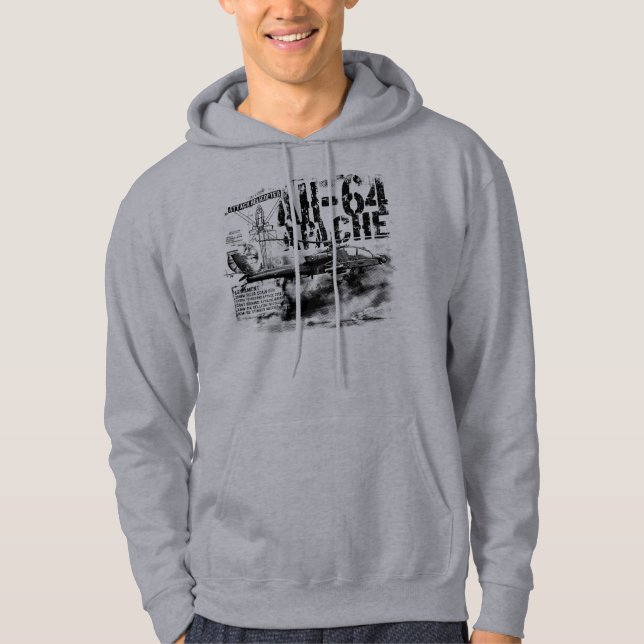 Veste À Capuche AH-64 Apache Sweatshirt à capuchon (Devant)