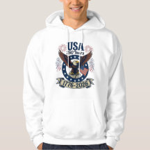 Aigle Américain Patriotique 250 Ans 1776-2026