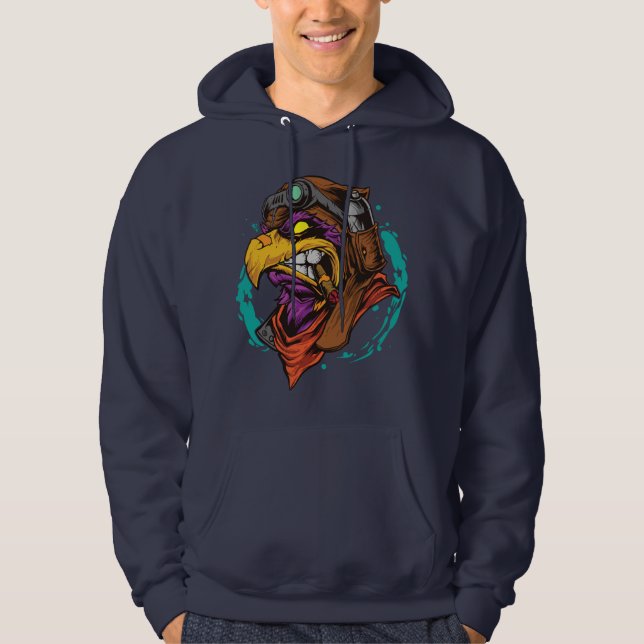 Veste À Capuche Aigle aviateur (Devant)