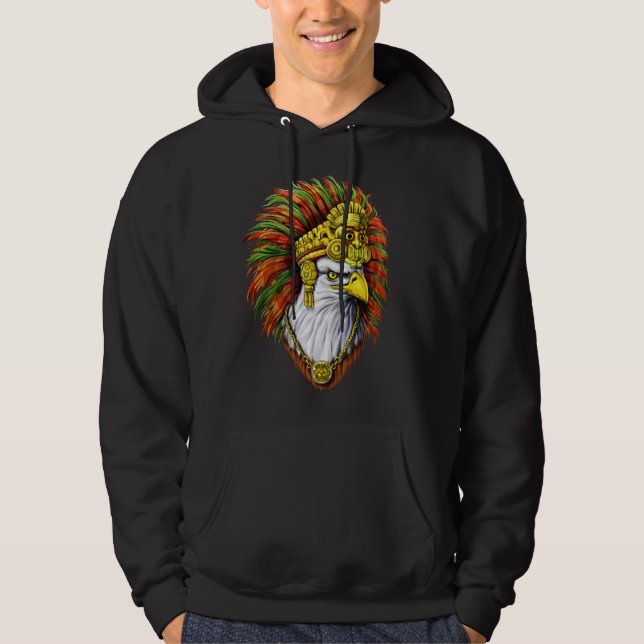 Veste À Capuche Aigle aztèque (Devant)