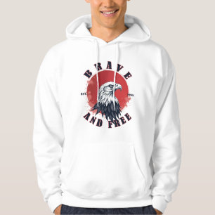 Veste À Capuche Aigle Brave et Libre