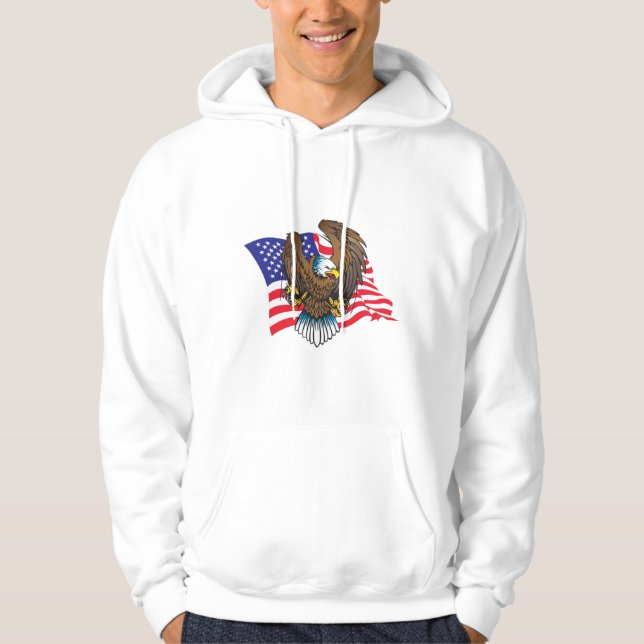 Veste À Capuche Aigle de Bald (Devant)