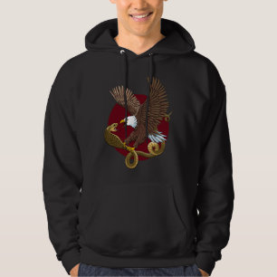 Veste À Capuche Aigle et serpent