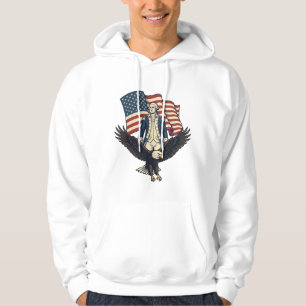 Veste À Capuche Aigle Patriotique et Général Colonial Vintage Vect