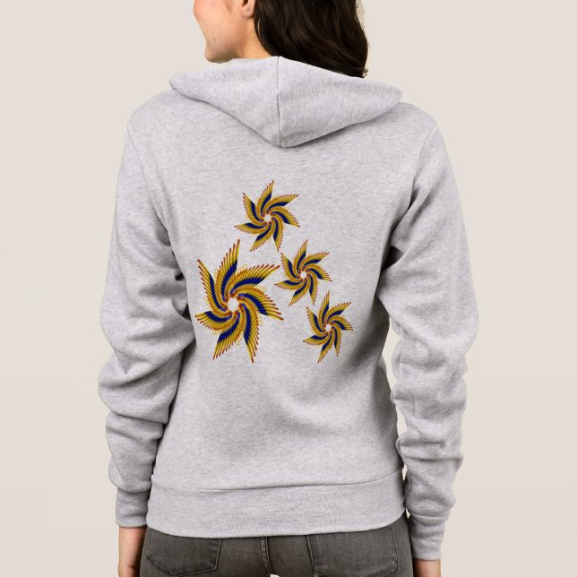 Veste À Capuche ailes  flore (Dos)