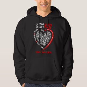 Veste À Capuche Aimez La Foi De L'Espoir En Mai Nous Portons Une A